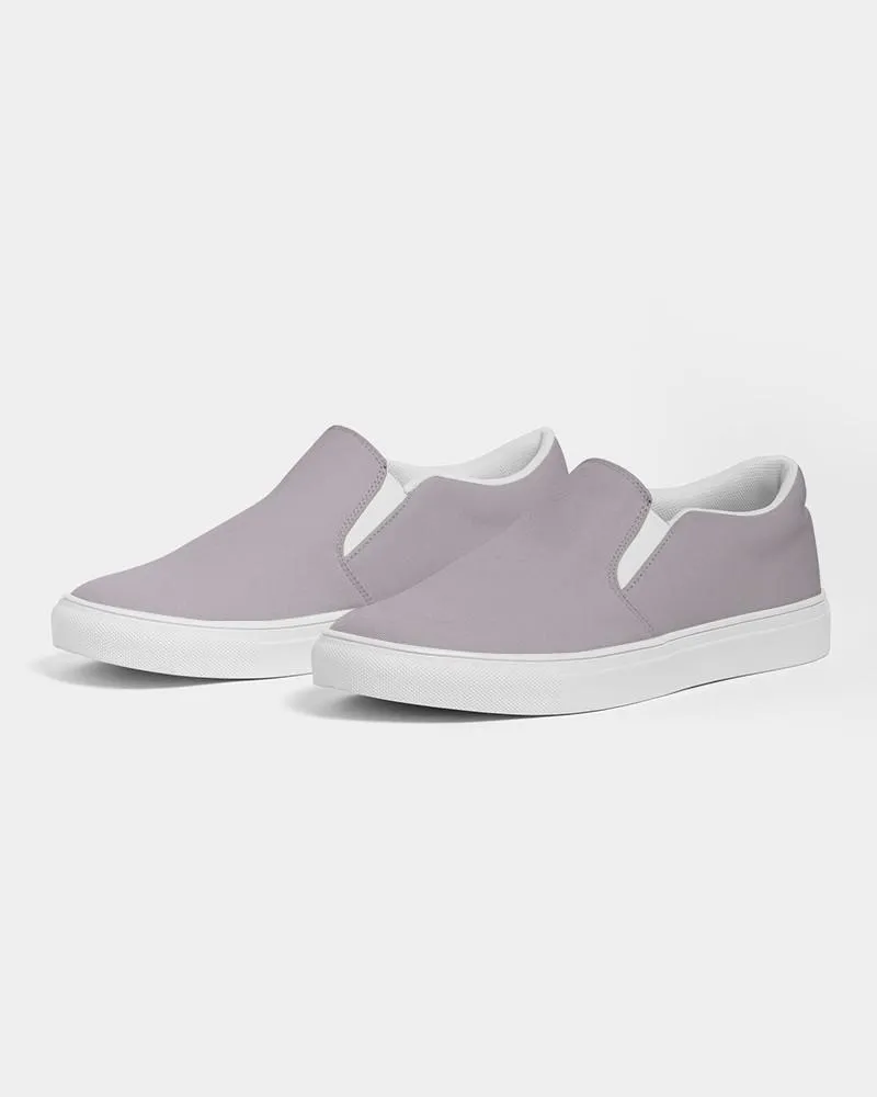 Shaded Pale Magenta Brown Slip-On Canvas Sneakers | Women's | C0M10Y0K30