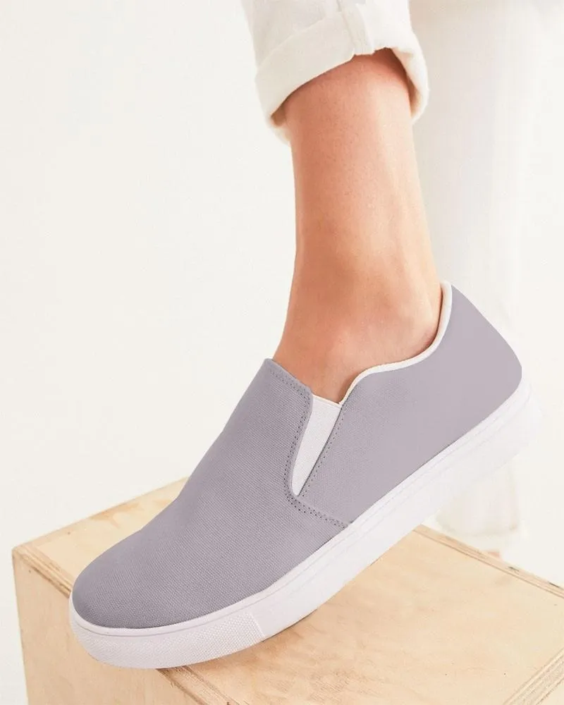 Shaded Pale Magenta Brown Slip-On Canvas Sneakers | Women's | C0M10Y0K30