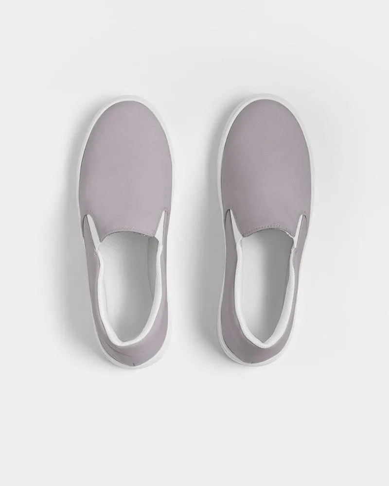 Shaded Pale Magenta Brown Slip-On Canvas Sneakers | Women's | C0M10Y0K30