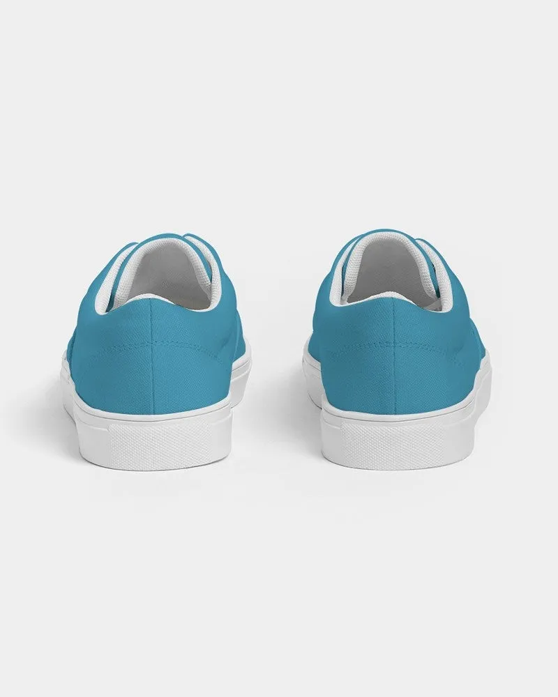 Shaded Pastel Cyan Canvas Sneakers | Women's | C60M0Y0K30