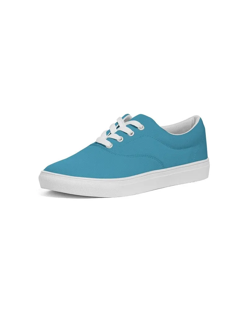 Shaded Pastel Cyan Canvas Sneakers | Women's | C60M0Y0K30