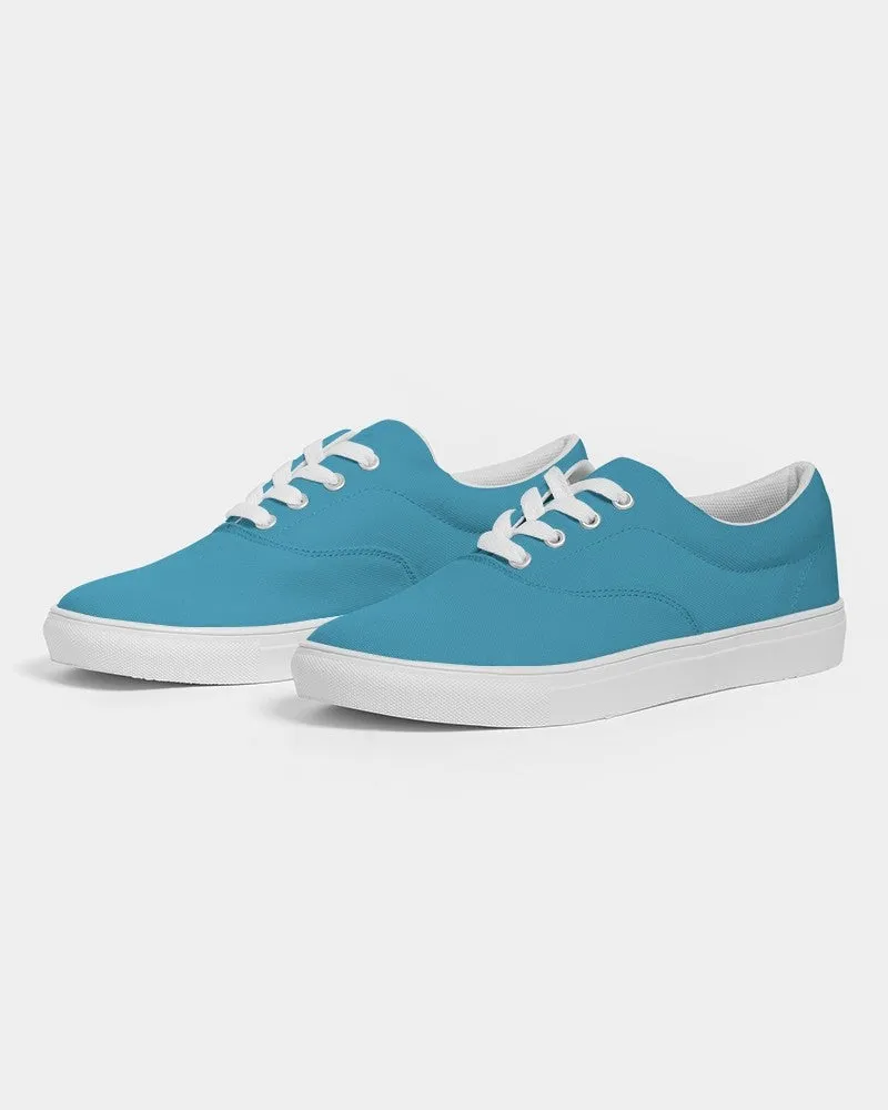 Shaded Pastel Cyan Canvas Sneakers | Women's | C60M0Y0K30