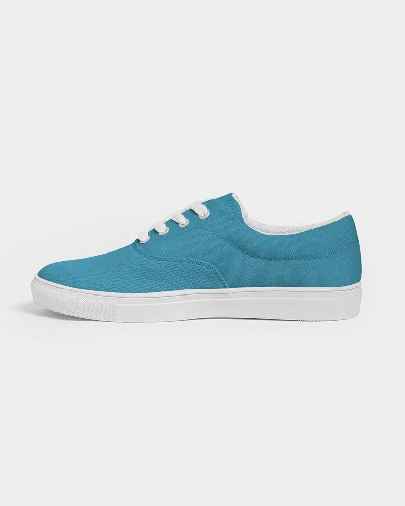 Shaded Pastel Cyan Canvas Sneakers | Women's | C60M0Y0K30