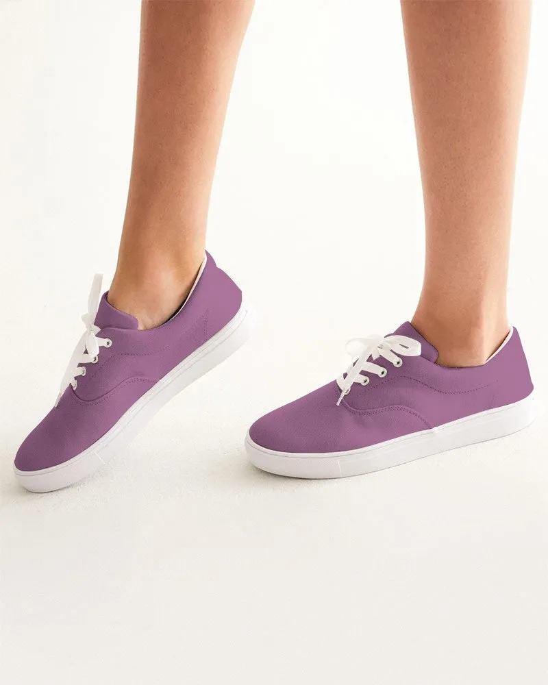 Shaded Pastel Purple Canvas Sneakers | Women's | C15M60Y0K30