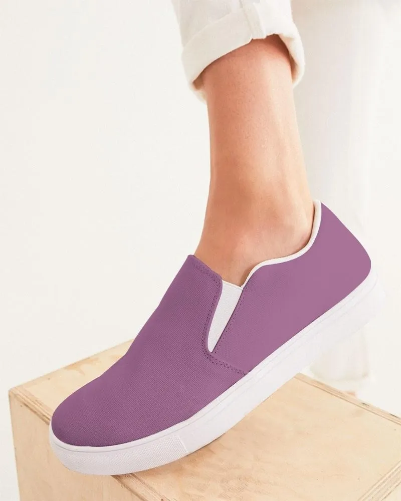 Shaded Pastel Purple Slip-On Canvas Sneakers | Women's | C15M60Y0K30