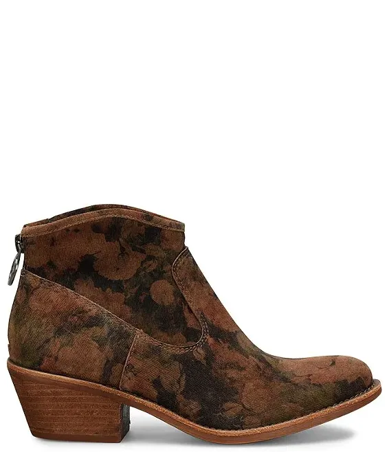 Sofft Womens Aisley Corduroy Floral Boots