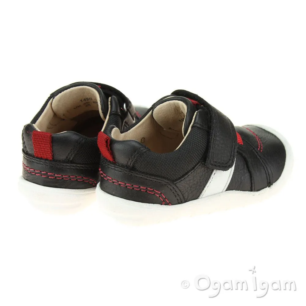 Start-rite Twist Infant Boys Black Shoe