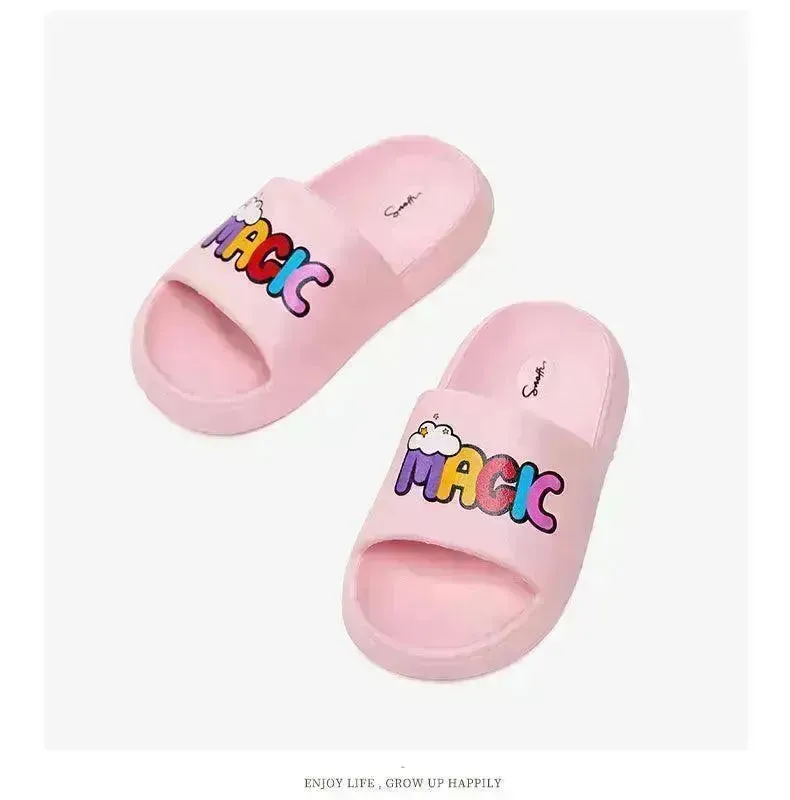 Summer Slippers Little Girl Fashion Non-slip Soft-soled Shoes