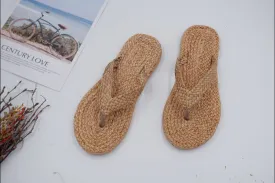 water hyacinth sandals Beach Sandals straw sandals