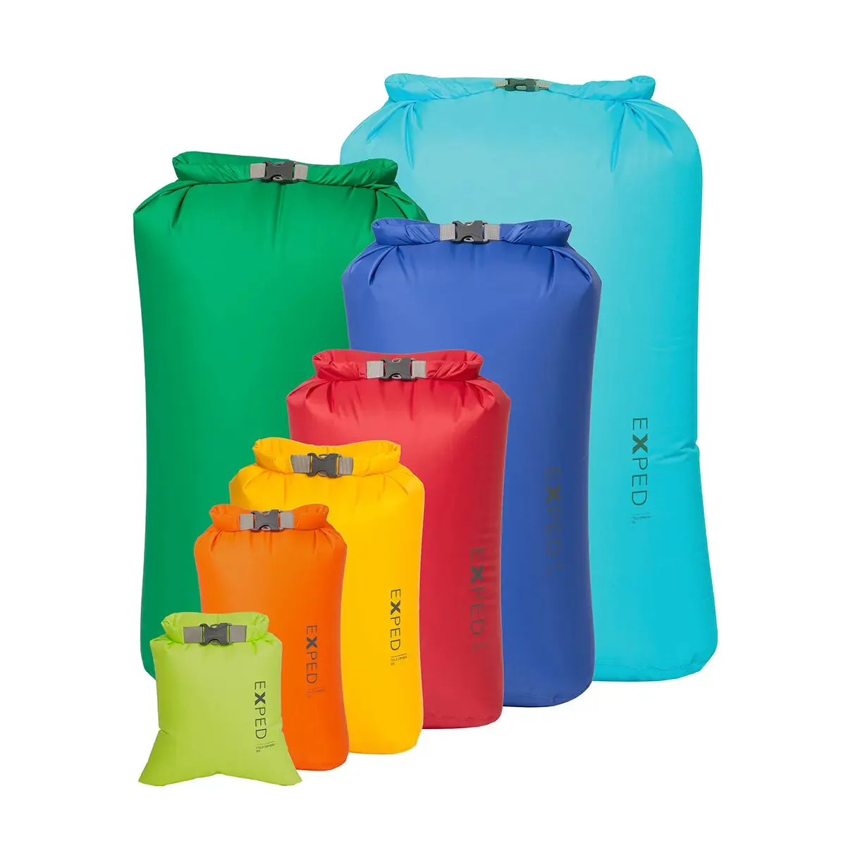 Waterproof Fold Drybag Bright - Small