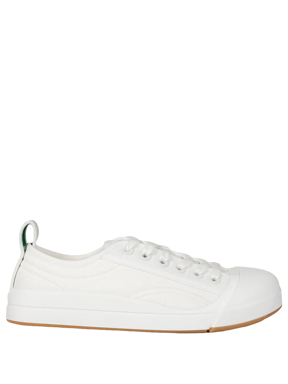 White canvas sneakers