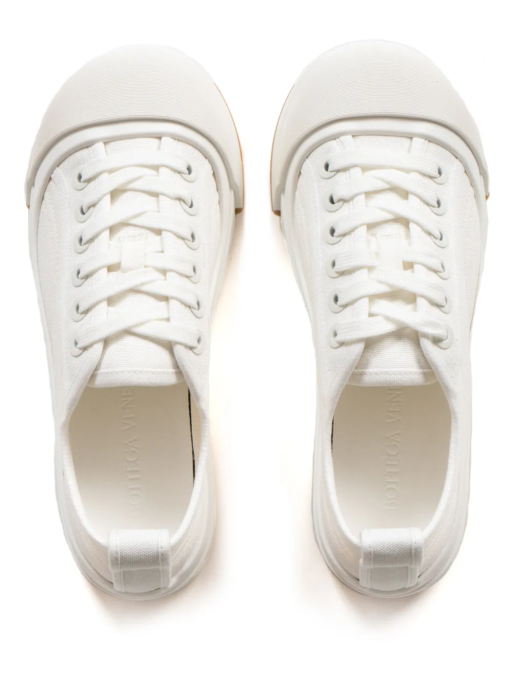 White canvas sneakers