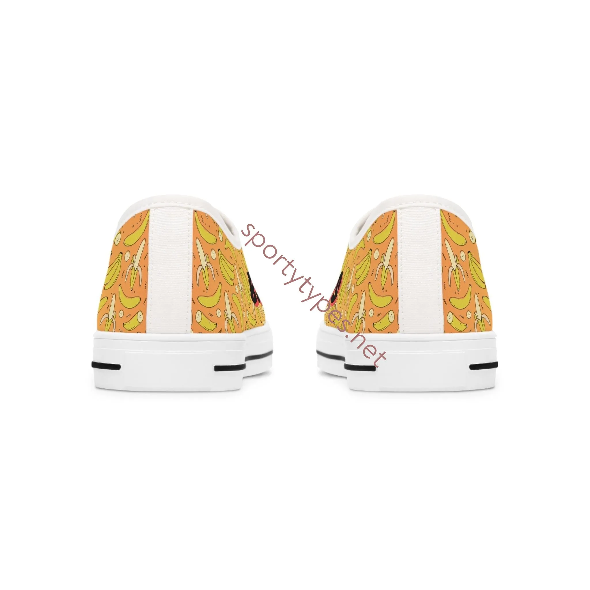 Women's Banana Low Top Canvas Sneakers